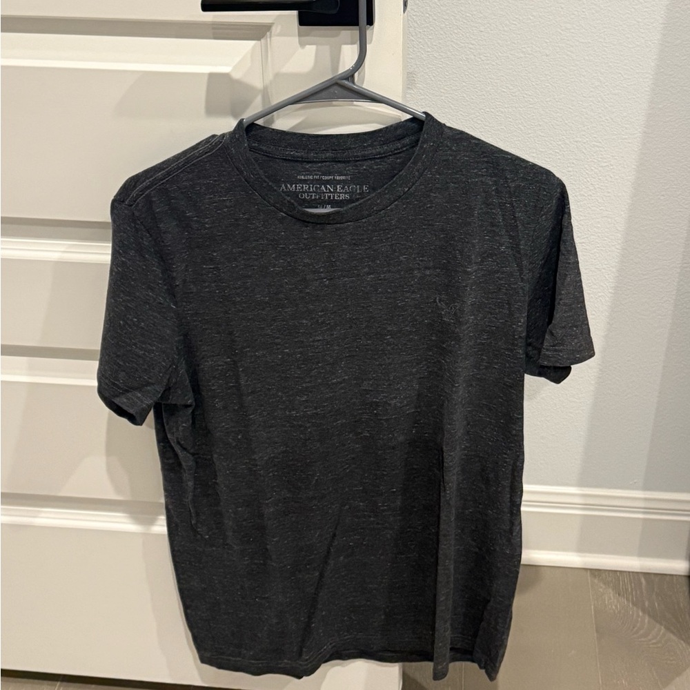 American Eagle Outfitters Men's Charcoal Tee